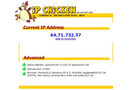 x my ip|IP Chicken .